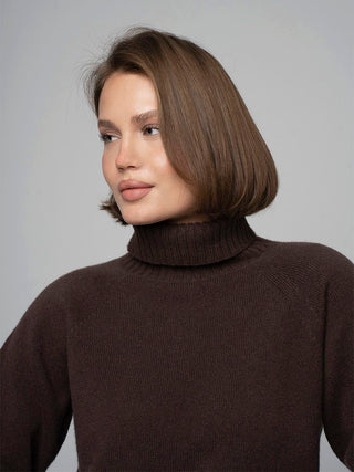 Merino wool sweater, Chocolate