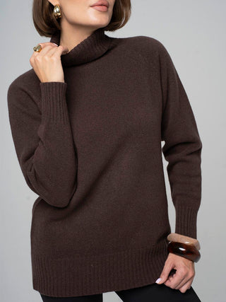 Merino wool sweater, Chocolate
