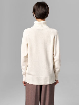 Merino Wool Sweater, Milky White