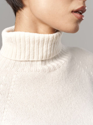 Merino Wool Sweater, Milky White