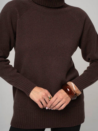 Merino wool sweater, Chocolate